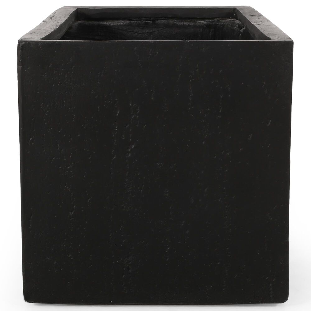 Hearth and Haven Outdoor Rectangular Planter Box in Black, , large