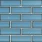 MS International Haiku Sapphire Beveled 2" x 6" on 12" x 12" Glass Mosaic Sheet, , large