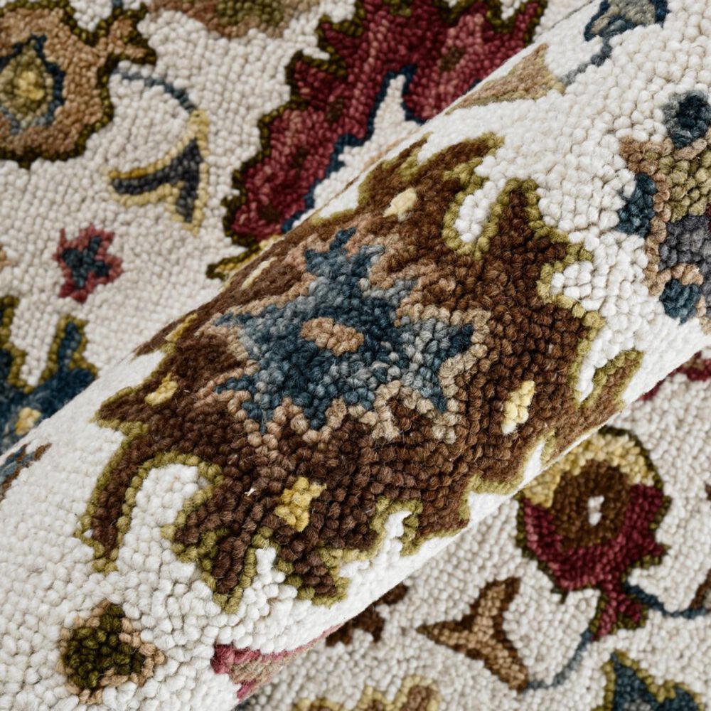 Amer Rugs Jackson JAC-1 Ivory 5' x 7'6" Area Rug, , large