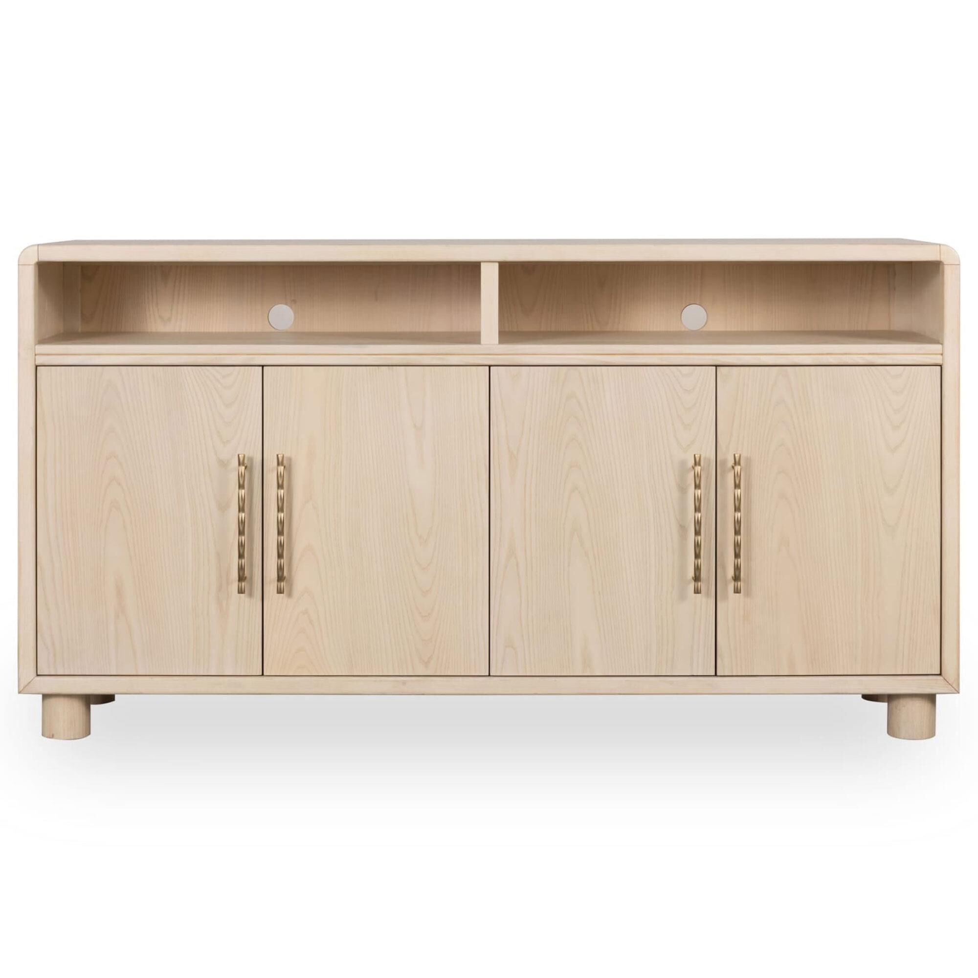 Urban Home Zinnia 4-Door Sideboard in White Sand