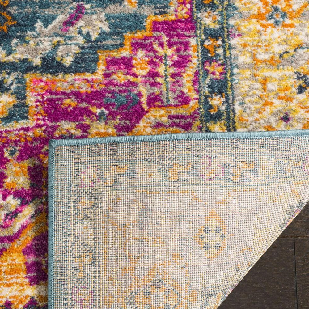 Safavieh Madison MAD202M 5&#39;1&quot; x 7&#39;6&quot; Blue Area Rug, , large