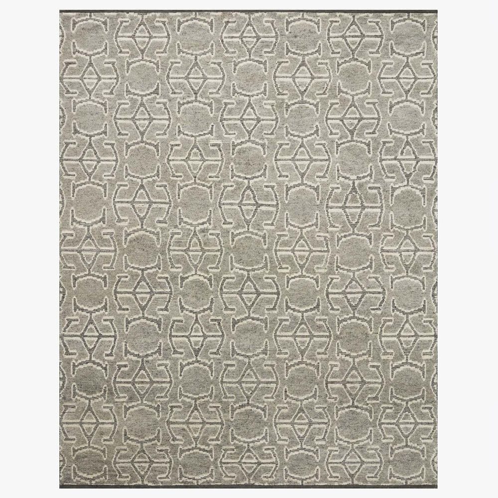 Loloi Franklin 4" x 6" Dove and Graphite Area Rug, , large