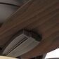 Hunter Newsome Low Profile 42" Ceiling Fan with Frosted Amber Lights in Premier Bronze, , large