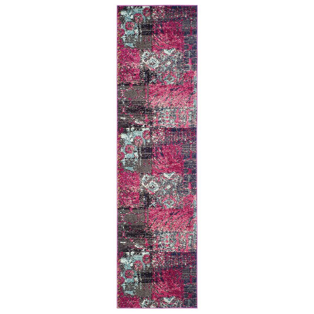 Safavieh Monaco MNC210D-28 2&#39;2&quot; x 8&#39; Pink/Multi Runner, , large