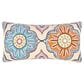 Levtex Magnolia 12" x 24" Lumbar Throw Pillow in Tan, Teal, Orange and Navy, , large