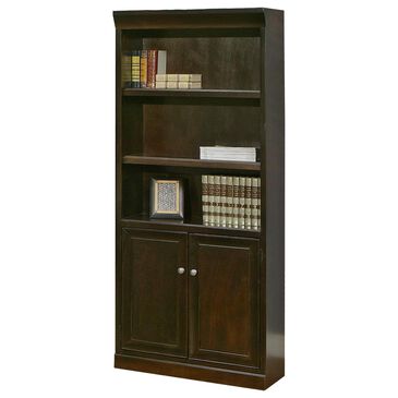 Martin Furniture Fulton Lower Door Bookcase in Espresso Dark Brown, , large