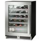 Perlick 4.8 Cu. Ft. Built-In Undercounter Wine Reserve with Glass Door and Left Hinge in Stainless Steel, , large