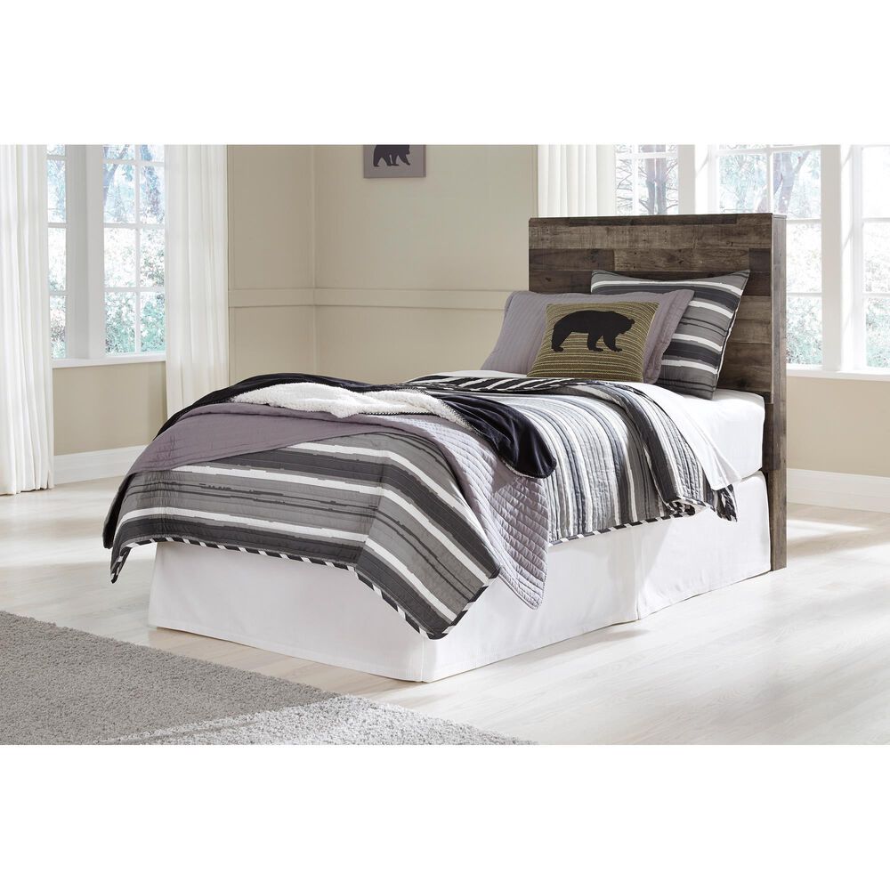 Ashley Derekson Twin Panel Headboard in Gray, , large