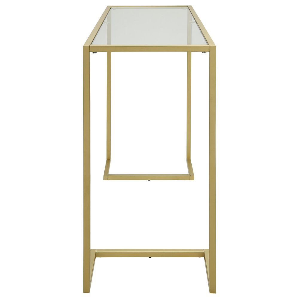 Carolina Chair and Table Monaco Glass Top Console in Gold, , large