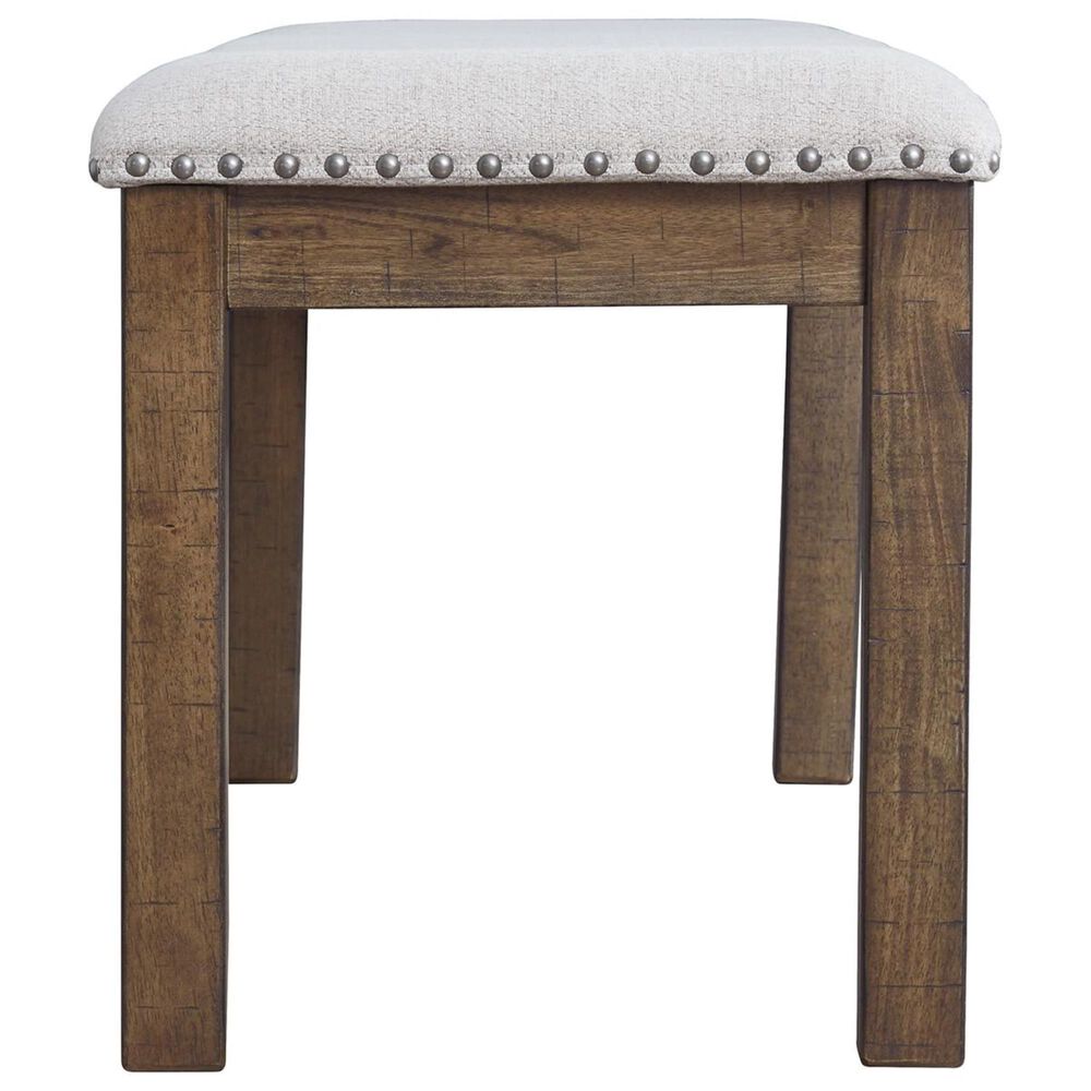 Ashley Moriville Upholstered Bench in Beige, , large