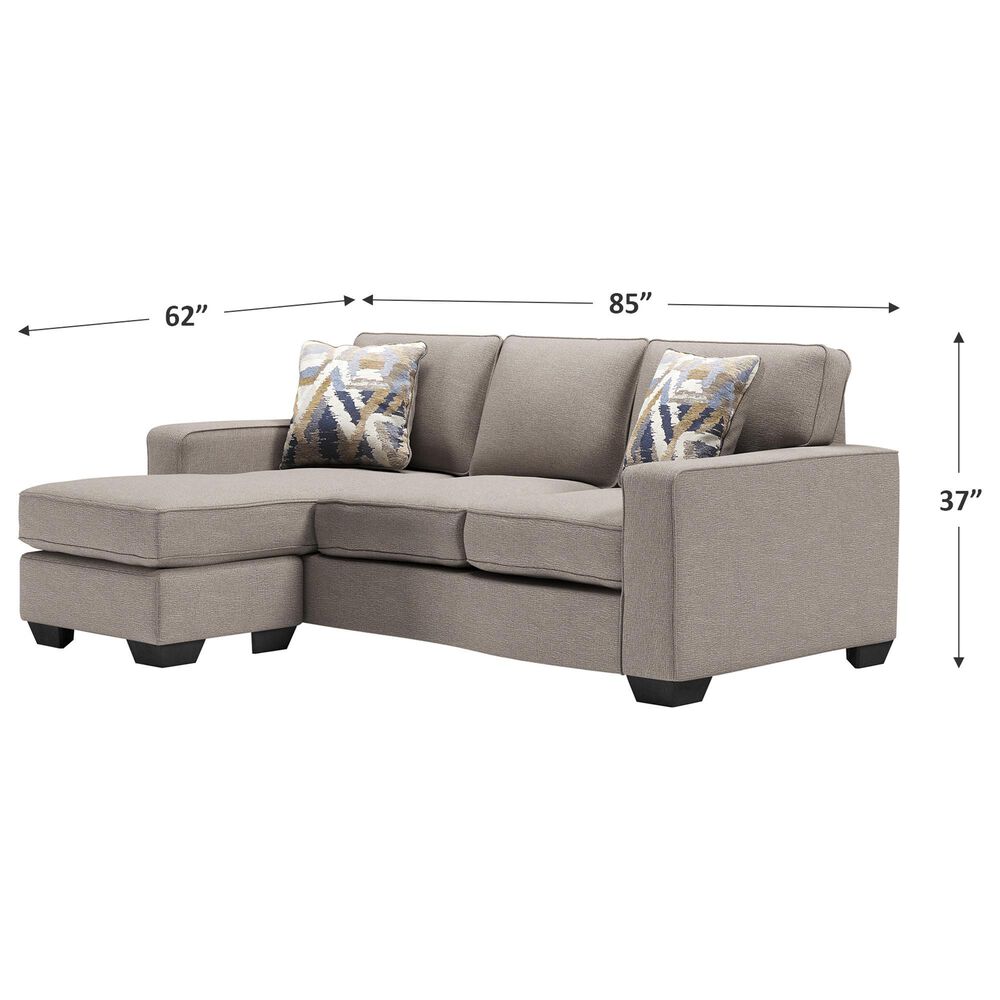 Signature Design by Ashley Greaves 2-Piece Left Facing Sofa Chaise in Stone, , large