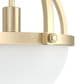 Hunter Wedgefield 1-Light Pendant in Alturas Gold, , large