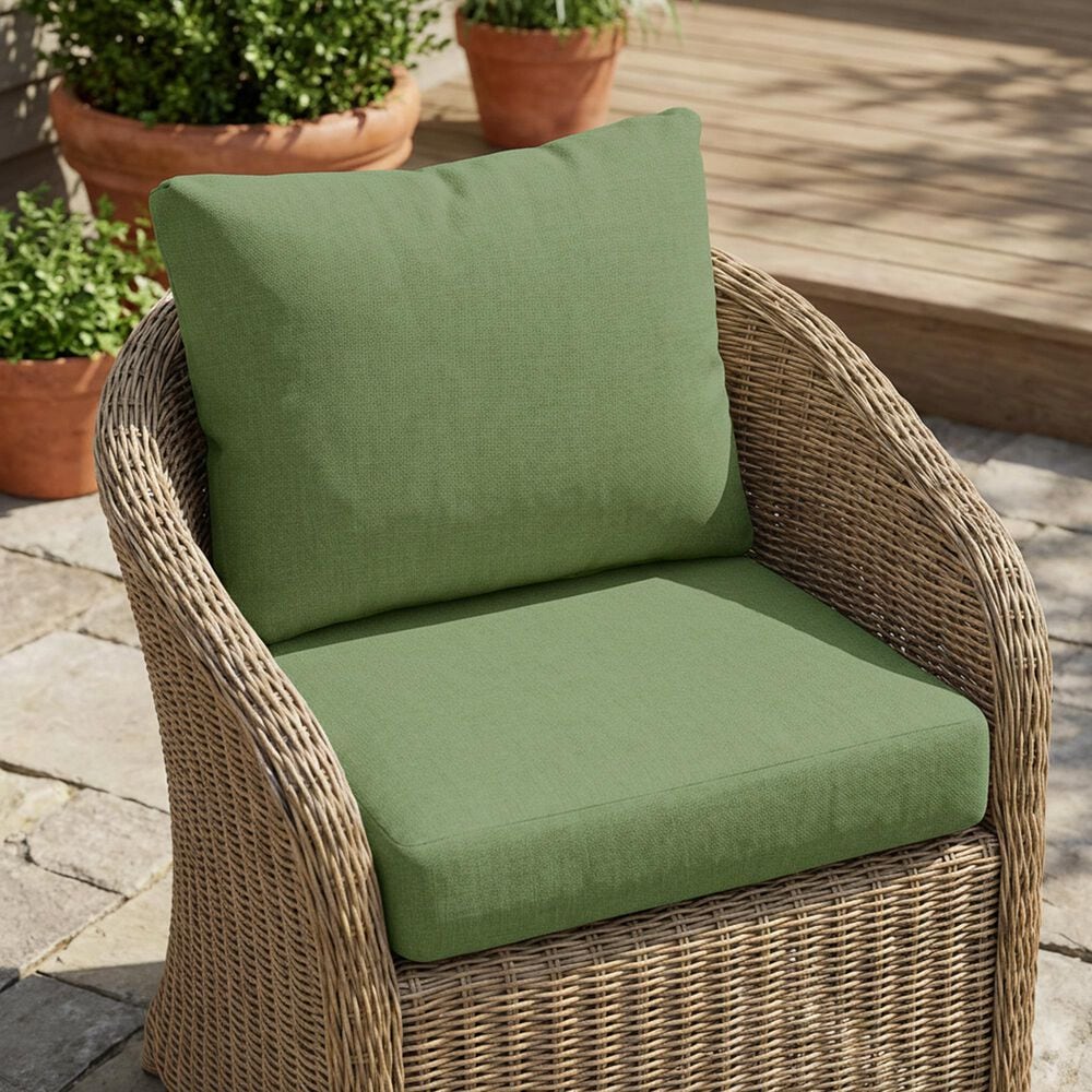 Hearth and Haven Noah2-Piece Outdoor Club Chair Cushion Set in Green, , large