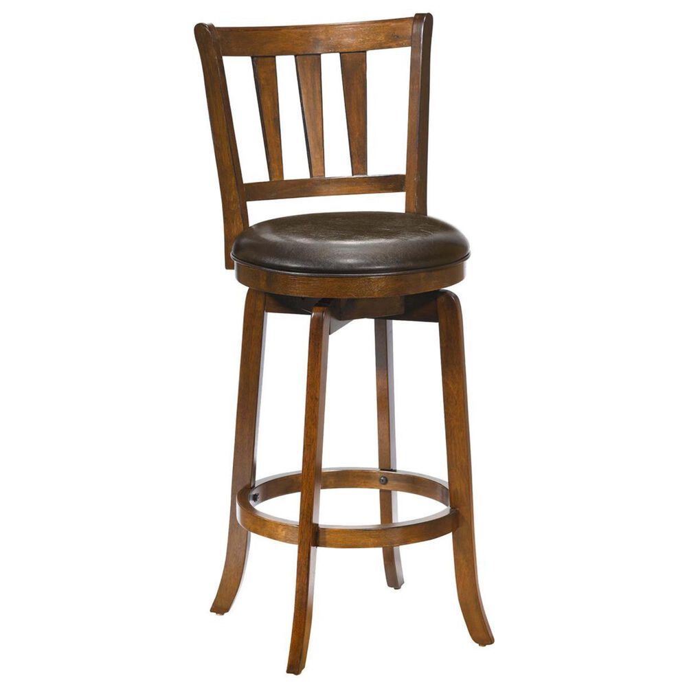 Richlands Furniture Presque Isle Swivel Counter Stool in Cherry, , large
