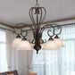 Golden Lighting Homestead 5-Light Nook Chandelier in Rubbed Bronze, , large