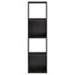 HOMLUX 4-Cube Cubic Shelf Storage Bookcase in Espresso, , large
