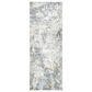 Surya Dresden Medium Gray, White, Gray, Light Slate, Mustard and Rust 2"7" x 10" Runner, , large