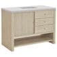 James Martin Vanities Marigot Single 48" Single Vanity in Sun-washed Oak with 3 cm Eternal Jasmine Pearl Quartz Top, , large