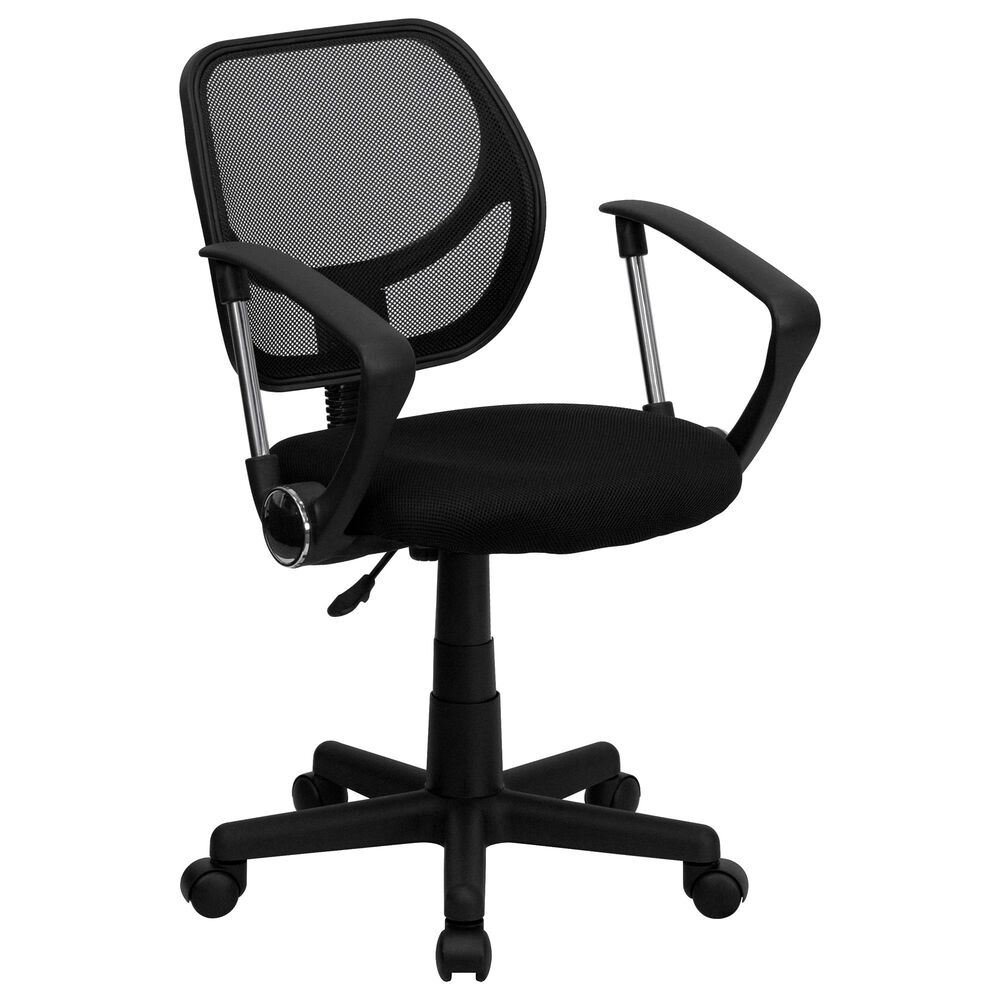 Flash Furniture Swivel Task Chair in Black, , large