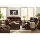 Ashley Knightington Power Reclining Loveseat in Brown, , large