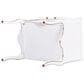 Jennifer Taylor Home Court Side Table in Soft White and Gold, , large