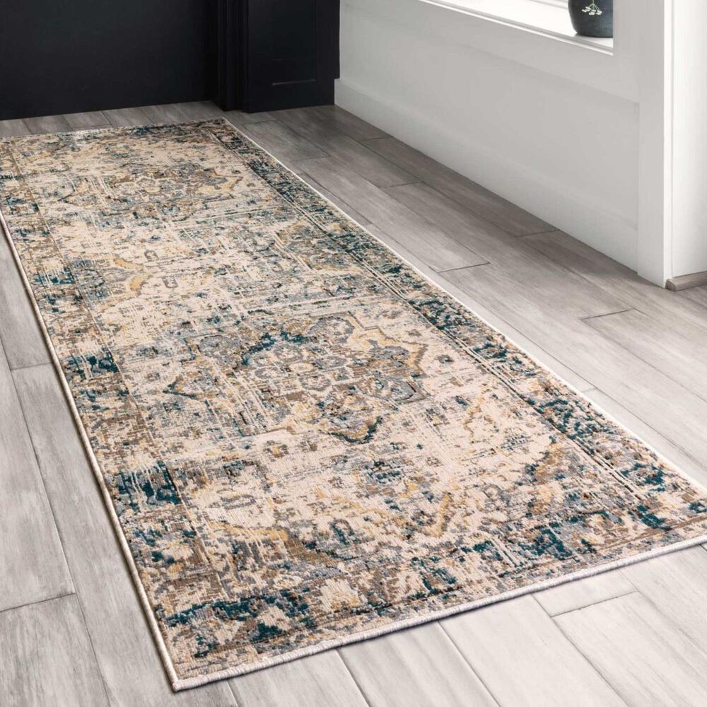 Loloi II Isadora ISA-02 2&#39;7&quot; x 8&#39; Oatmeal and Bark Runner, , large