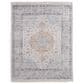 Feizy Caldwell 9" x 12" Ivory and Blue Area Rug, , large