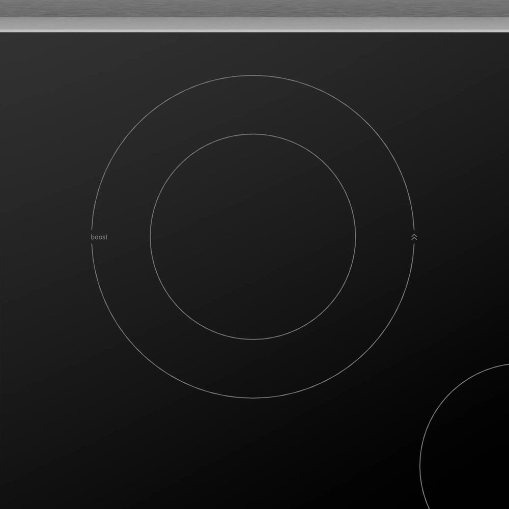 Bosch 800 Series 30" BuiltIn Electric Cooktop with Frame in Black and