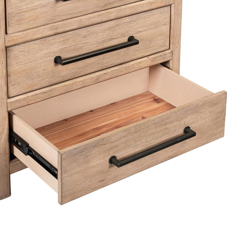 Belle Furnishings Proximity Place Queen Panel Bed with Two Nightstands in Barley Buff, , large