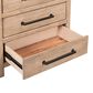 Belle Furnishings Proximity Place Queen Panel Bed with Two Nightstands in Barley Buff, , large