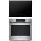 Bosch Benchmark 2-Piece Kitchen Package with Stainless Steel 30" Single Wall Oven and Black 30" Smart Induction Cooktop, , large