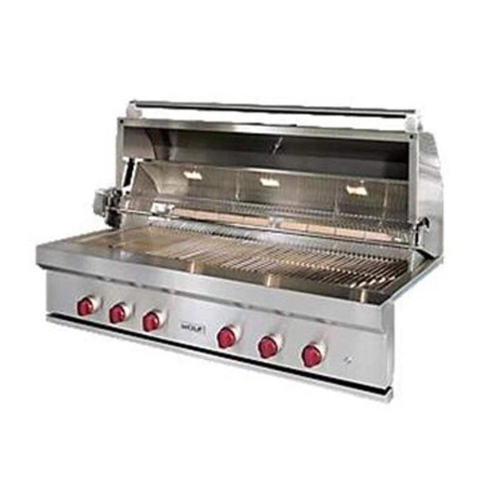 Wolf 54" Outdoor Liquid Propane Grill in Stainless Steel, , large