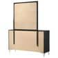 Coaster Tisdall and Lucia 3-Piece Queen Bedroom Set in Black and Chrome, , large