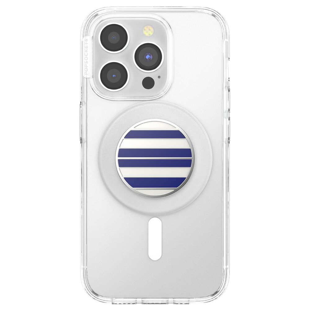 PopSockets Riviera PopGrip for MagSafe in Enamel Nautical Stripe, , large