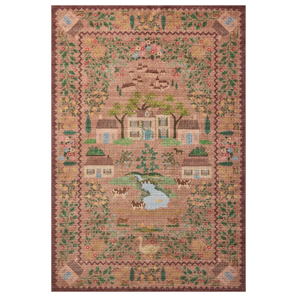 Rifle Paper Co. x Loloi Orchard Mauve and Multicolor 8"3" x 11"6" Area Rug, , large
