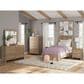 Ashley Gramburg Twin Panel Bed in Warm Brown, , large