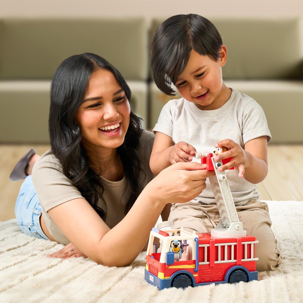 Bluey Bingo Firetruck Vehicle in Multicolor, , large