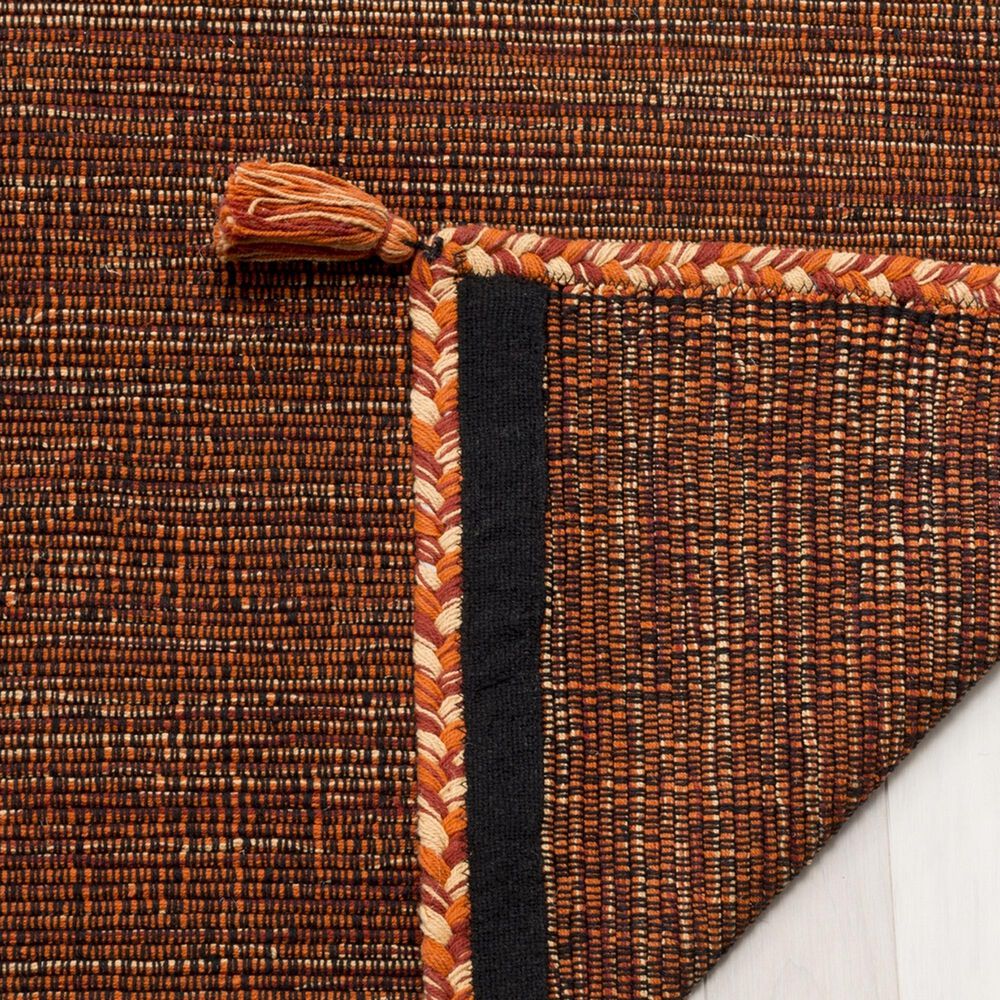 Safavieh Montauk 2&#39;3&quot; x 8&#39; Orange and Black Runner, , large