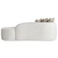Bernhardt Ava 2-Piece Symmetrical Sectional in White, , large