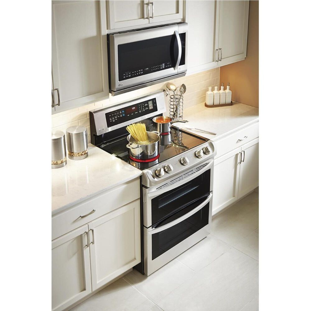LG 7.3 Cu. Ft. Freestanding Electric Double Oven Range with Ceramic Top in Stainless Steel, , large