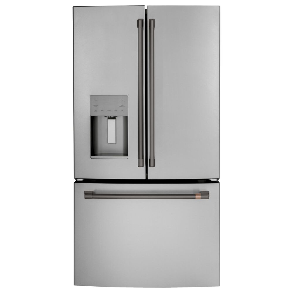 Cafe Refrigerator Handle Kit in Brushed Black, , large
