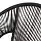 Hearth and Haven Condessa Outdoor Loveseat in Black, , large