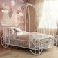 Furniture of America Carriage Twin Canopy Bed in White, , large