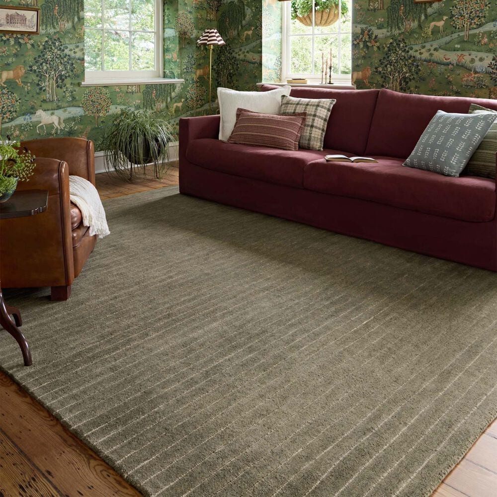 Loloi II Henry 9&#39;3&quot; x 13&#39; Olive and Ivory Area Rug, , large