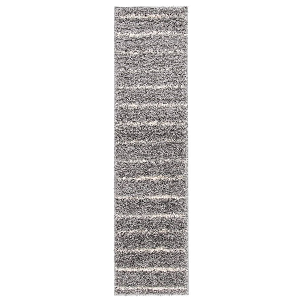 Safavieh Venus Shag VNS604J 2"2" x 6" Grey and Ivory Runner, , large