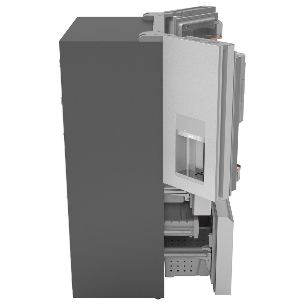 Cafe 22.3 Cu. Ft. 4-Door French Door Refrigerator in Platinum Glass, , large