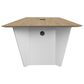 Regency Global Sourcing Array 120" Conference Table in White and Noble Oak, , large