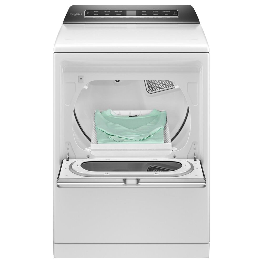 Whirlpool 5.3 Cu. Ft. Top Load Washer and 7.4 Cu. Ft. Top Load Gas Dryer Laundry Pair in White, , large