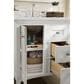 James Martin Vanities Palisades 30" Single Bathroom Vanity in Bright White with 3 cm Ethereal Noctis Quartz Top and Rectangular Sink, , large