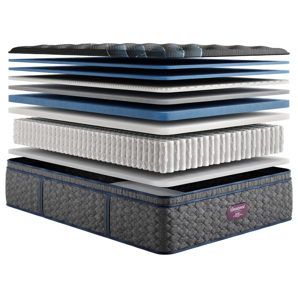 Simmons World Class Level Four Plush Pillow Top King Mattress with High Profile Box Spring, , large